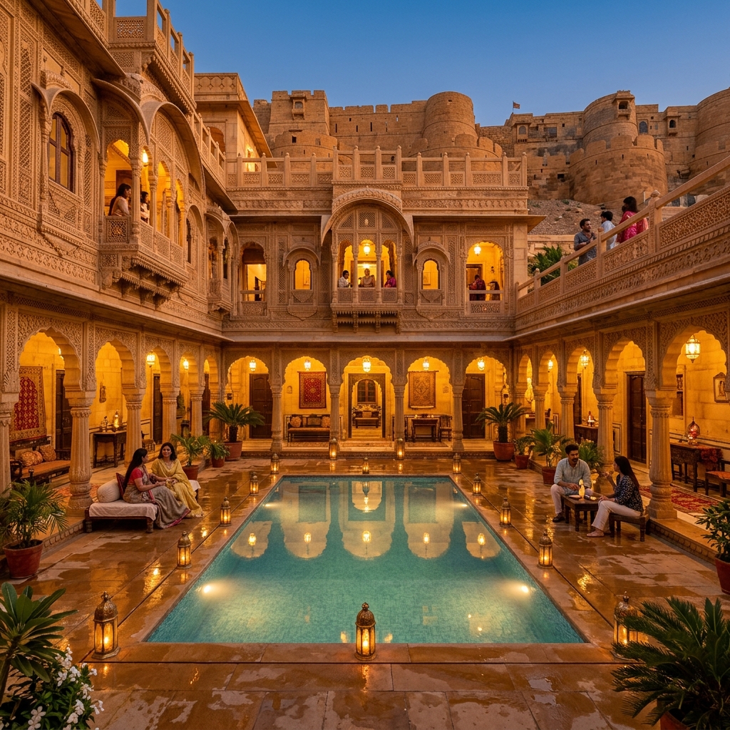 Luxury heritage haveli hotel in Jaisalmer, Rajasthan